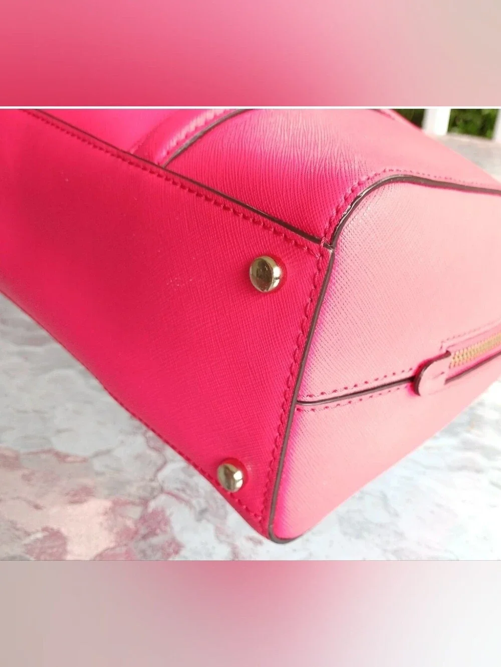 kate Spade-Felix Satchel. Red.